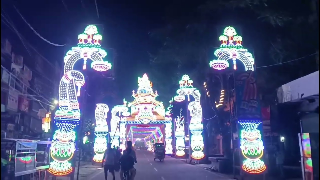 Sheikhpura durga puja 2025 || Navratri 2025 || #durgapuja2025 @theajaytrail