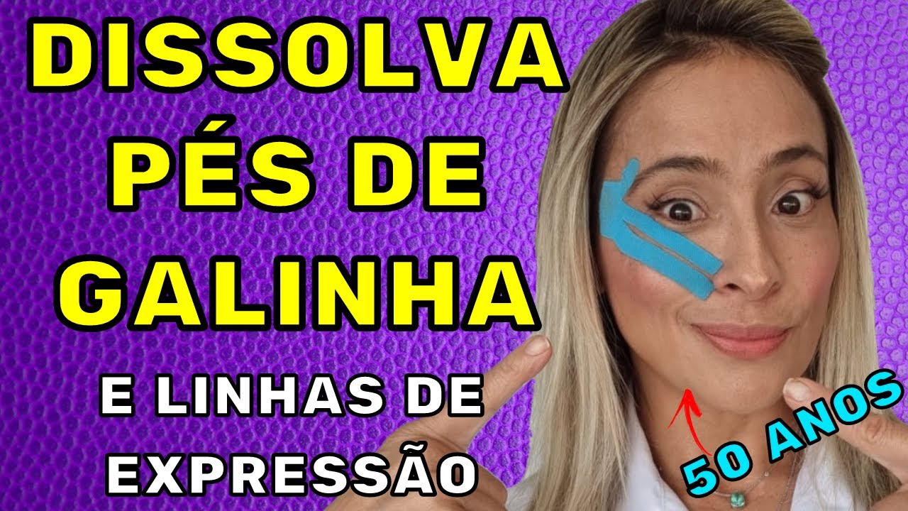 A TÉCNICA SECRETA PARA ELIMINAR PÉS DE GALINHA, RUGAS E LINHAS DE EXPRESSÃO! FAÇA EM SUA CASA!