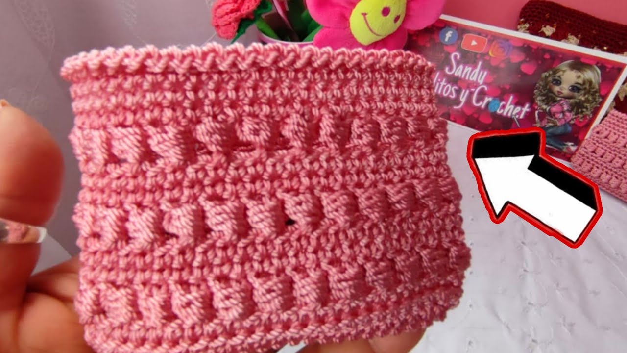 Monedero a CROCHET punto FANTASIA! ⭐️