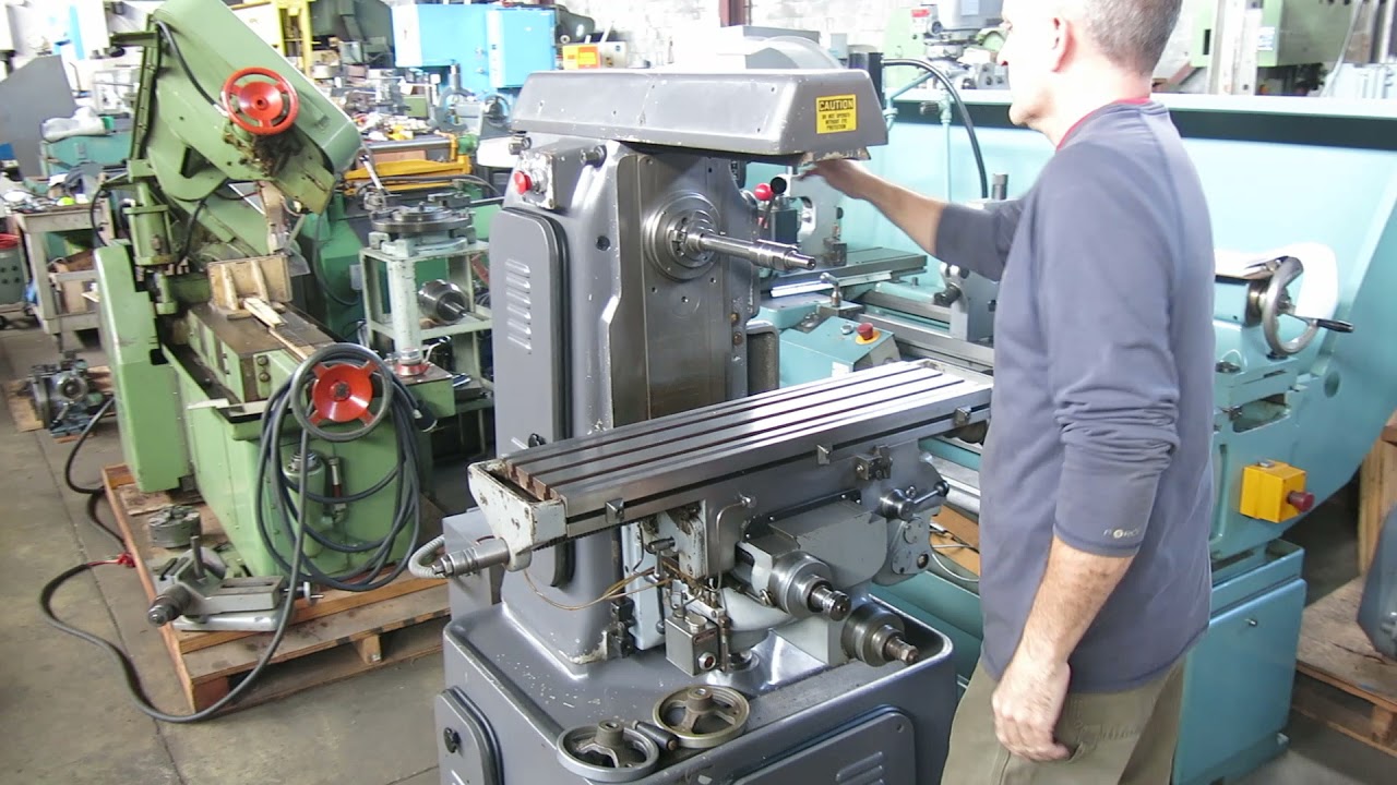 Bridgeport 1ES Horizontal Milling Machine 8&Prime; x 30&Prime; Table @ Mullin Machinery of NJ