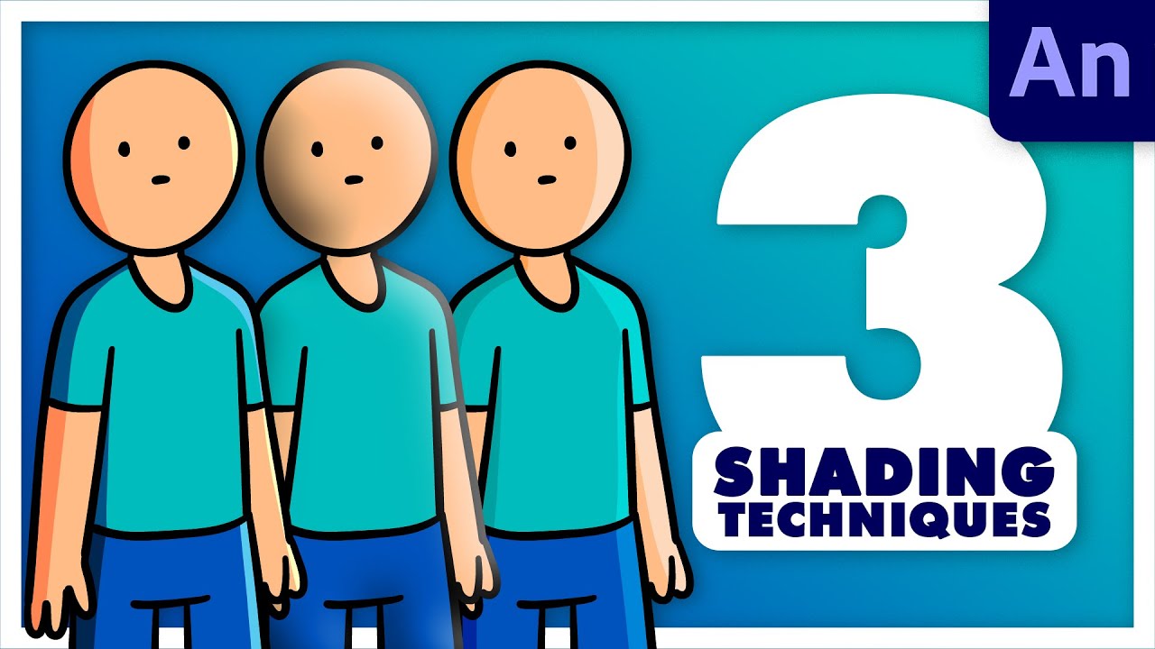 3 SIMPLE & POWERFUL Shading Techniques | Adobe Animate Tutorial