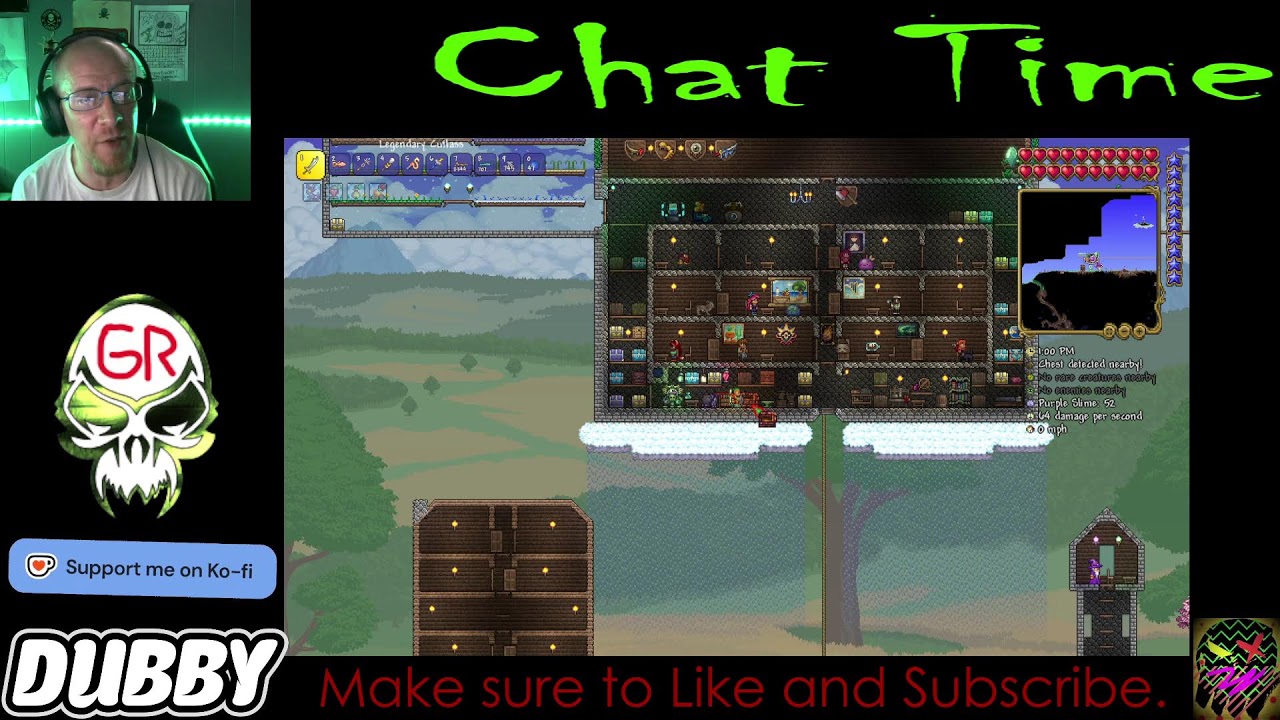Live Stream featuring  Terraria Season 2 Ep 5 - Preparing for Hardmode