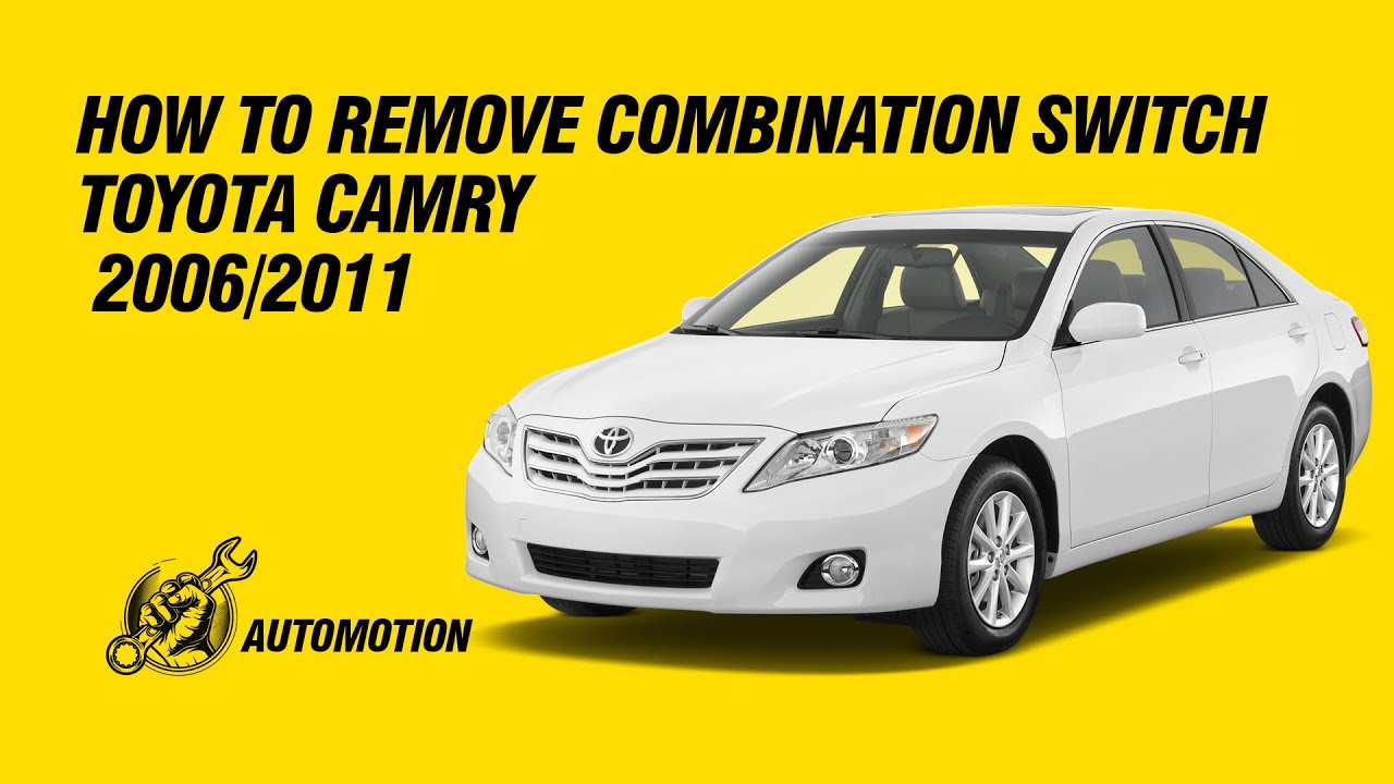 TOYOTA CAMRY COMBINATION SWITCH REMOVAL