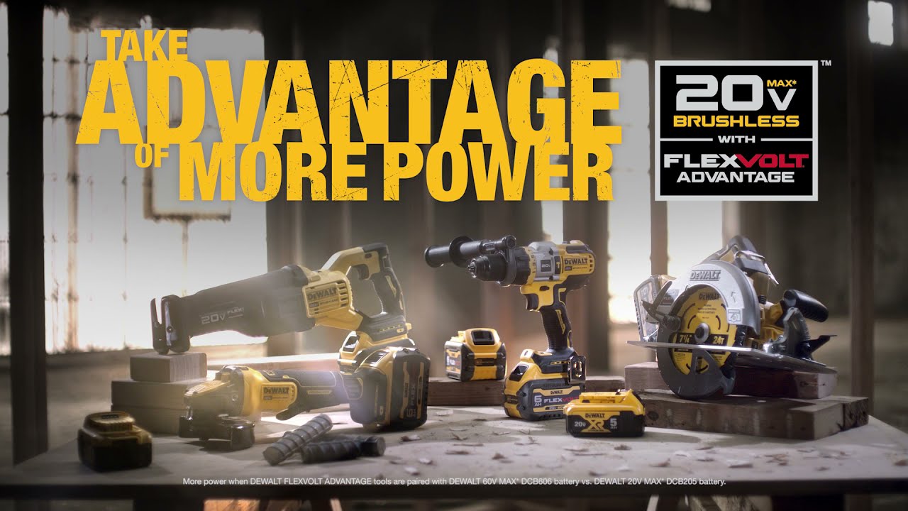 Get More Power with DeWALT FLEXVOLT Batteries