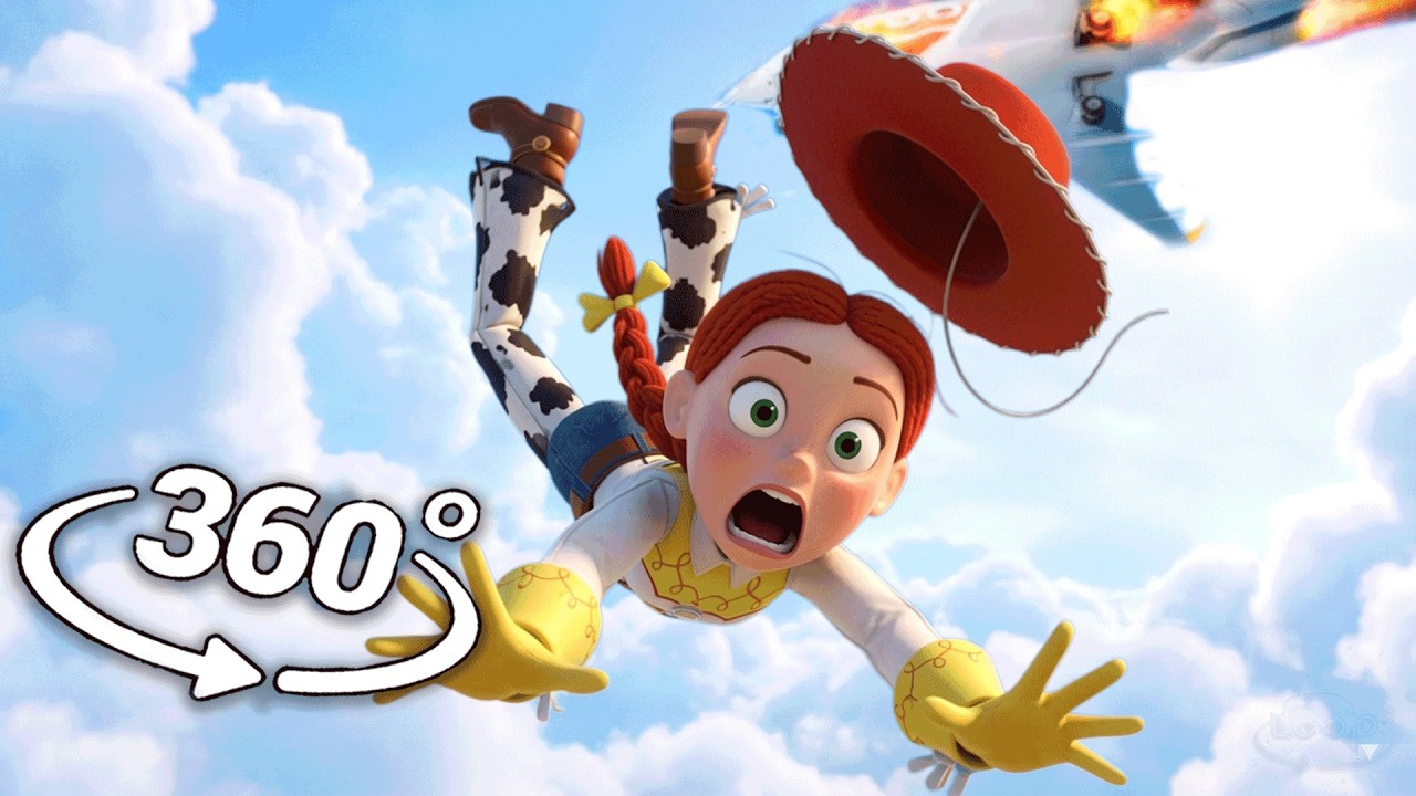 360&deg; TOY STORY 5 - PLANE CRASH! | VR 4K ( Woody, Buzz Lightyear)