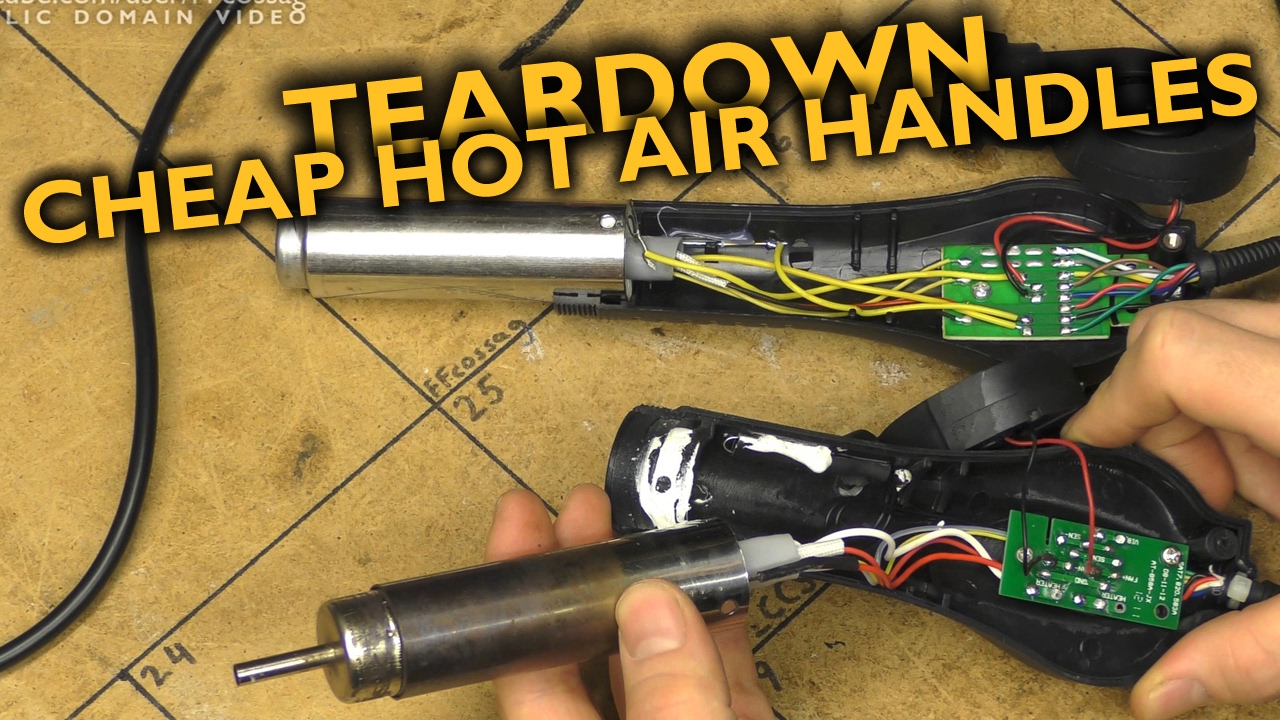 Two Atten 858D+ hot air handles - COMPLETELY different!