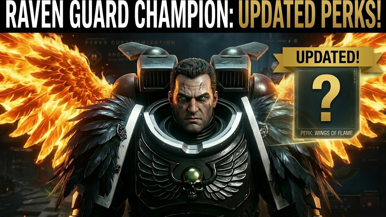 Raven Guard Champion new updated Assault class perks | Warhammer 40k Space Marine 2 No Commentary