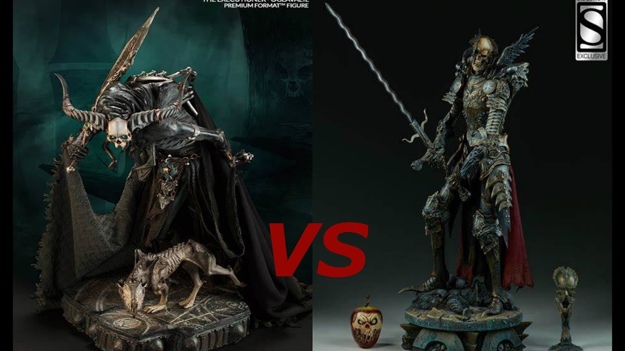 Sideshow Collectibles Court of the Dead Mortighull & Oglavaeil Comparison *Subscriber Request*