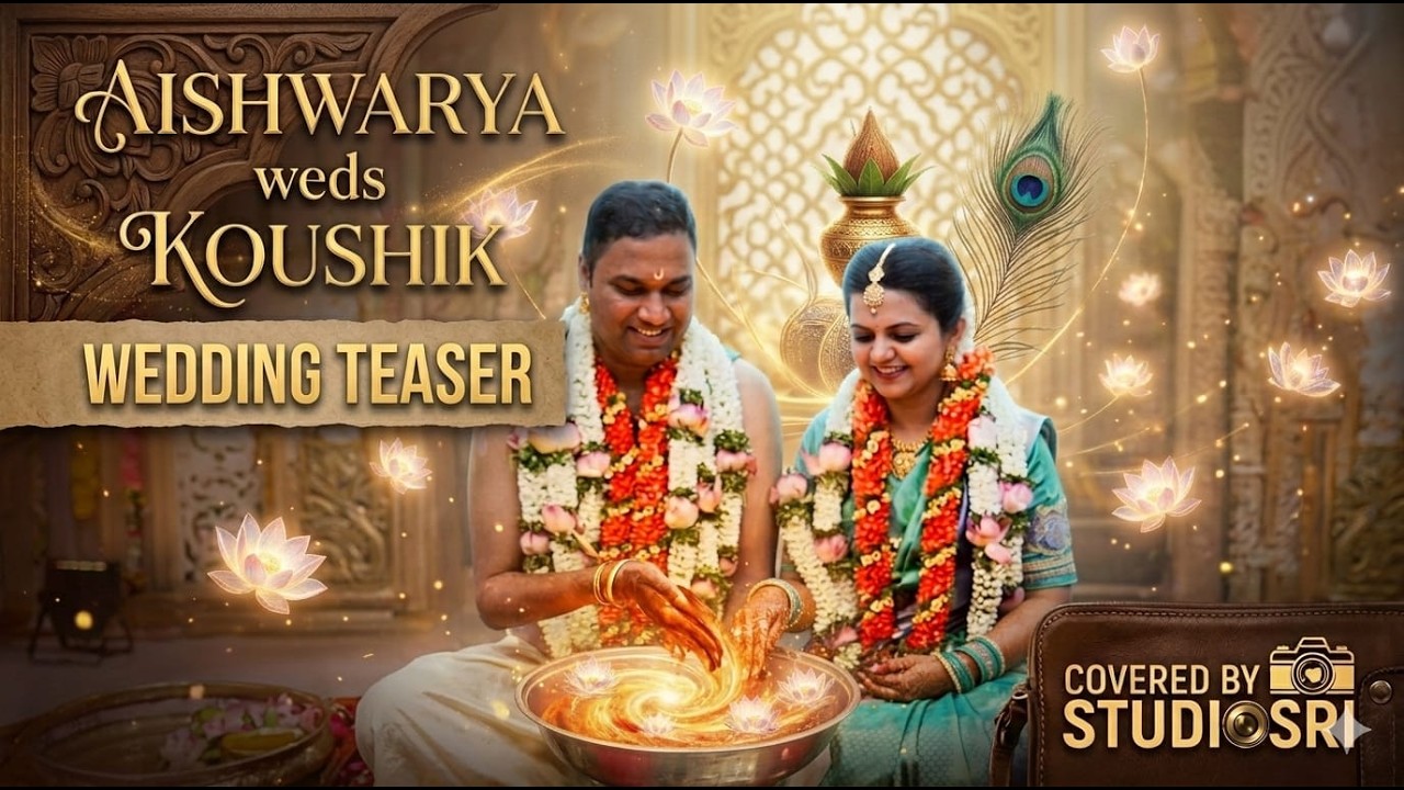 Aishwarya Weds Koushik | Grand Tamil Wedding Highlights | StudioSri Wedding Cinematography