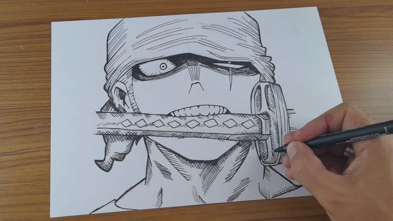 COMO DESENHAR O ZORO | ONE PIECE