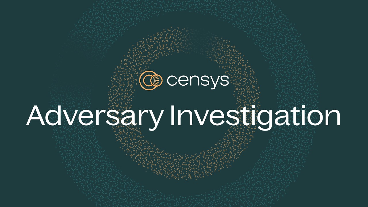 Adversary Investigation Module in the Censys Platform