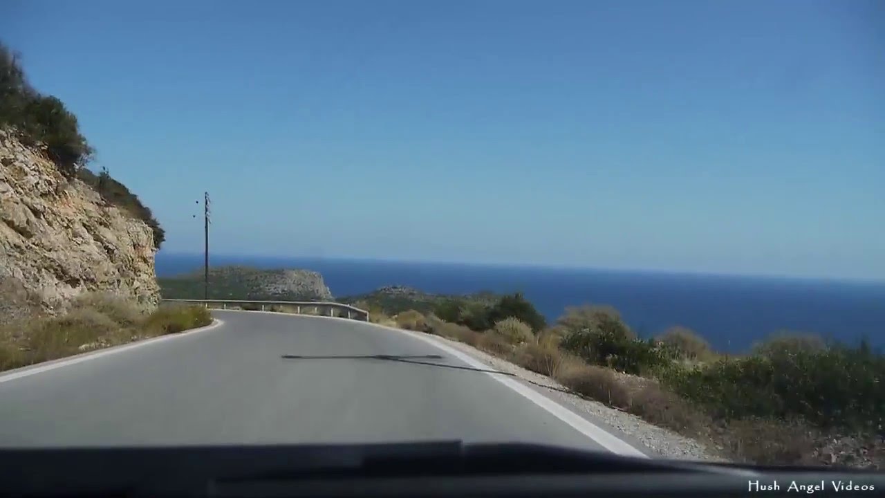 Driving to Kastania Cave