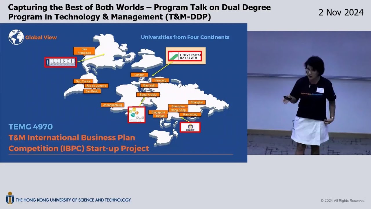 Information Day 2024 - Dual Degree Program in Technology & Management