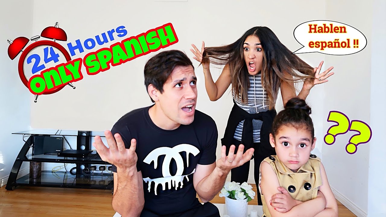 Speaking ONLY SPANISH For 24 HOURS! *HABLAMOS ESPA&Ntilde;OL* | Jancy Family