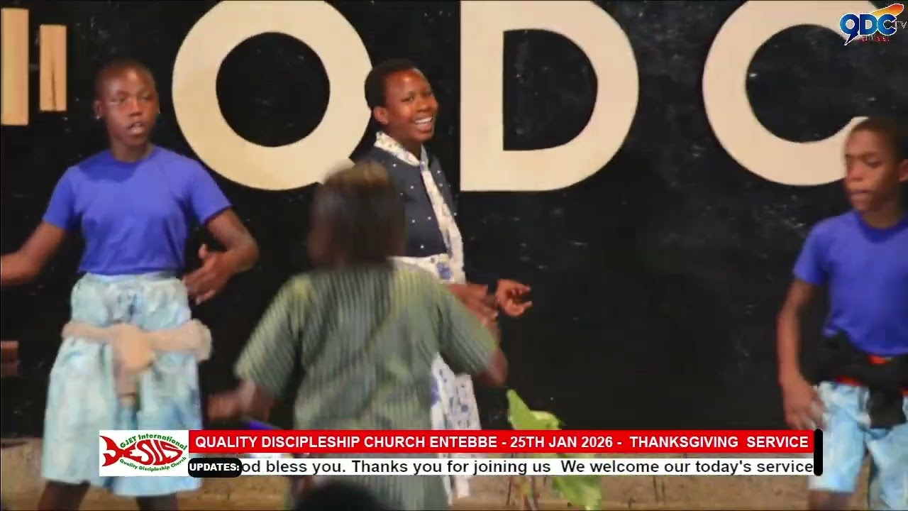 Special songs during the thanksgiving @QDC ENTEBBE 
