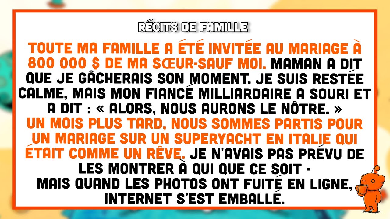 Exclue du mariage de ma sœur, j'ai organisé le mien sur un superyacht.