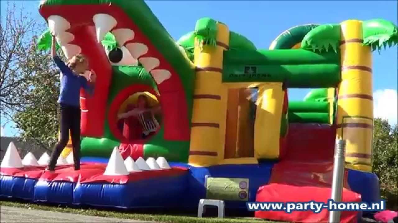 springkussen krokodil - Partyhome Verhuur