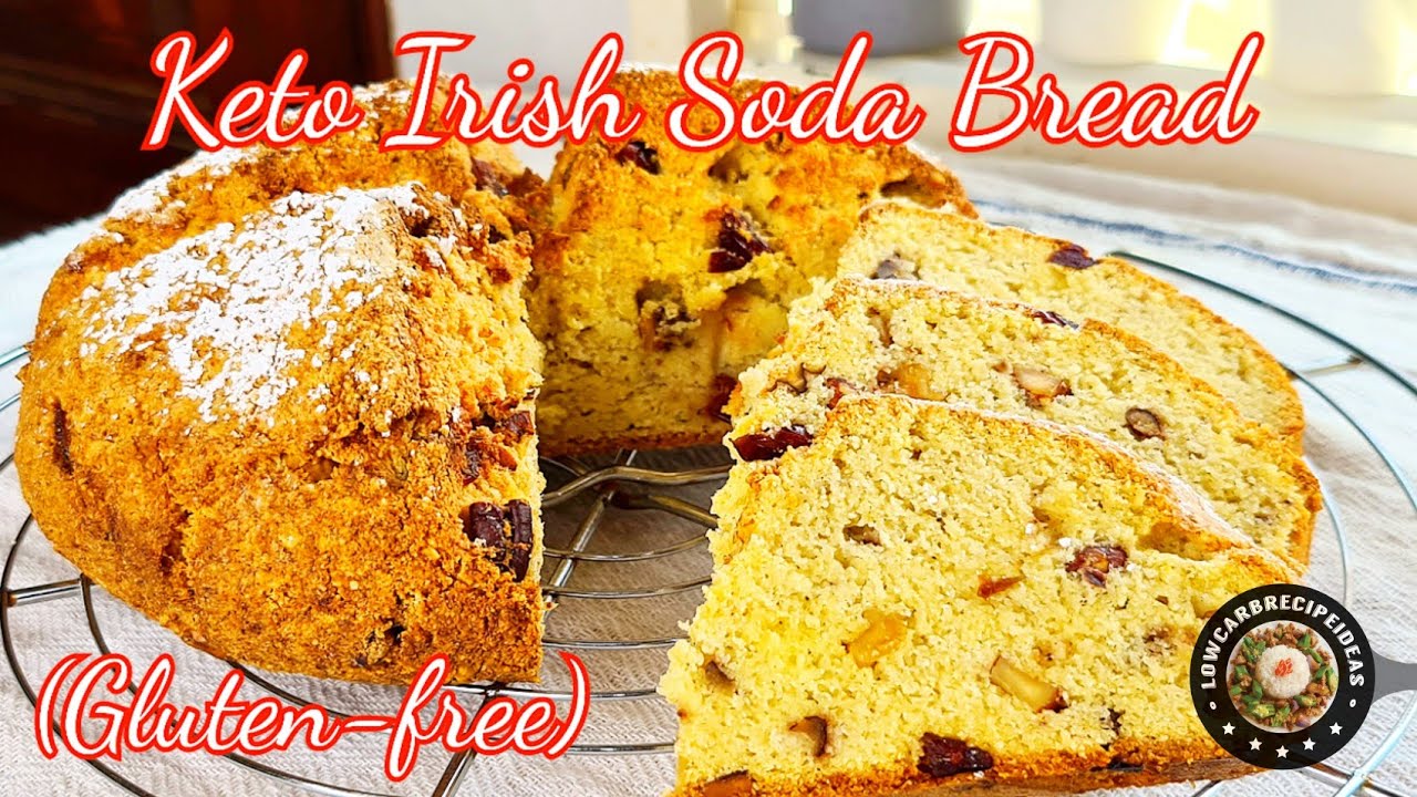 HOW TO MAKE KETO IRISH SODA BREAD | SUPER EASY | SOFT | RICH | CRISPY CRUST | TENDER CRUMBS