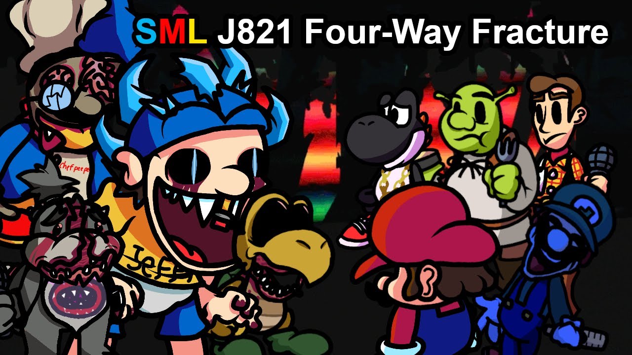 SML Four-Way Fracture but it's VS J821 - Friday Night Funkin' Cover