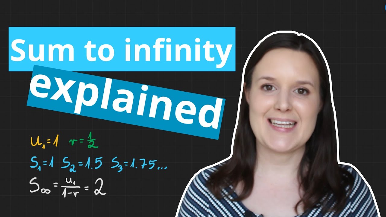 Sum to infinity of a geometric sequence - explanation