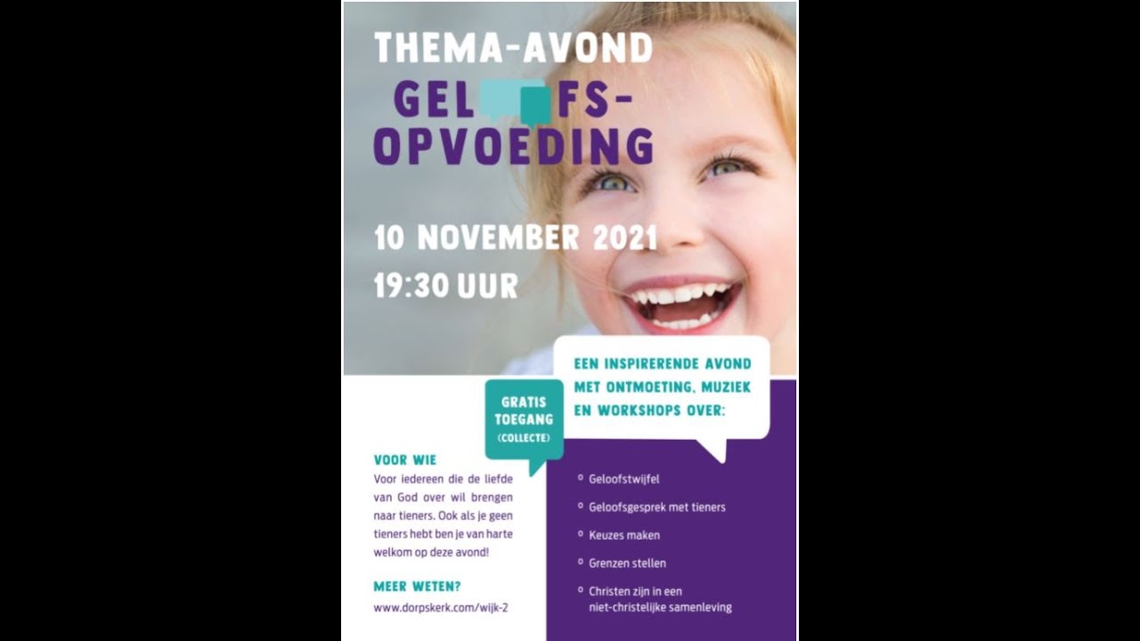 Uitnodiging workshop geloofsopvoeding