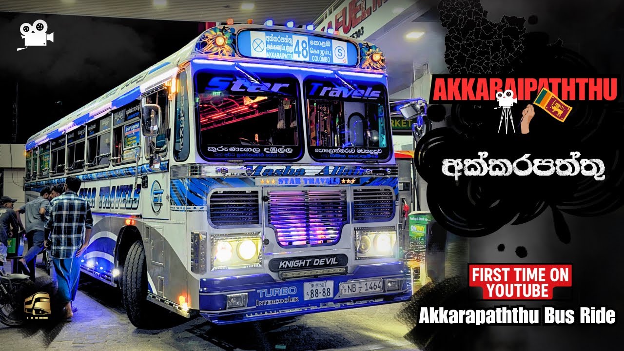 Overnight Journey to Kalmunai - Akkraipaththu 🥶 Part 2 - Star Travels Semi Luxury Bus 💫