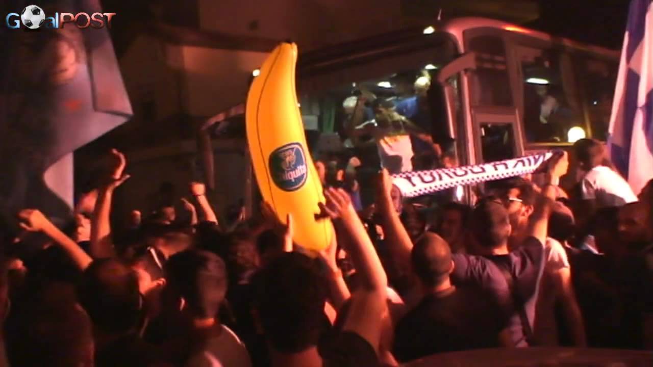 Νίκη Βόλου - Υποδοχή μετά το διπλό ανόδου στη Superleague! (2014)