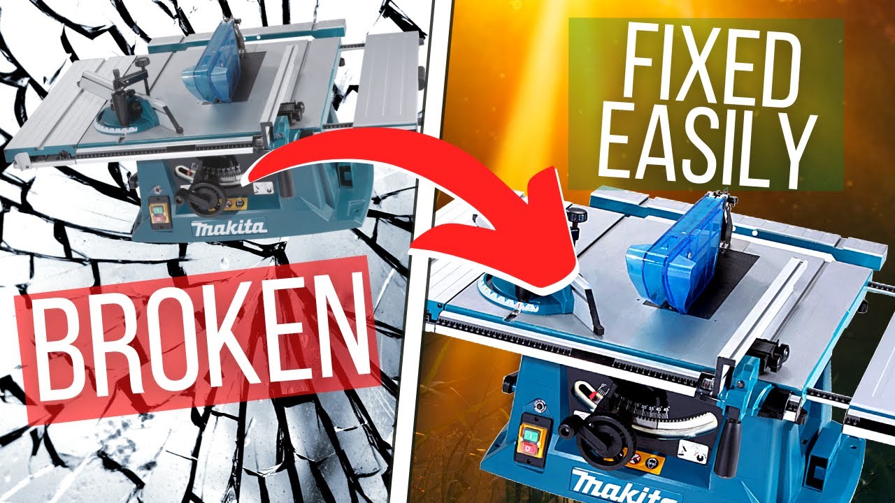 Makita table saw owners, this will break someday | lift system repair