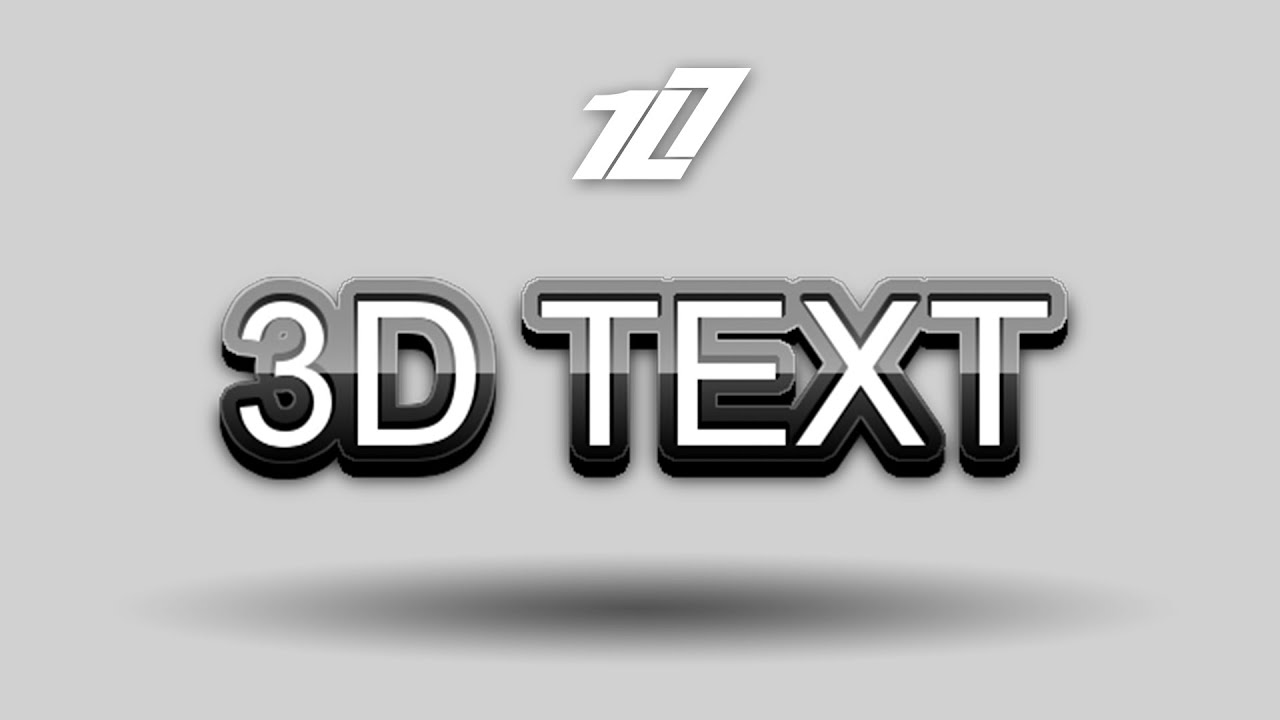 GIMP 2.8 Tutorial - 3D Metall Text Effekt erstellen [Deutsch/German] | HD