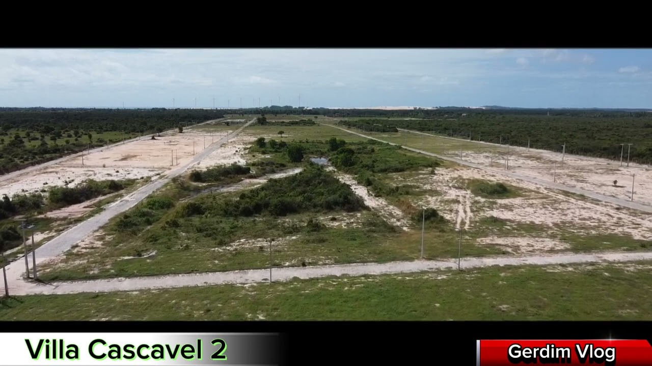 Mostrando o Villa Cascavel 2 inteiro. Imagens aéreas. Atualizado.