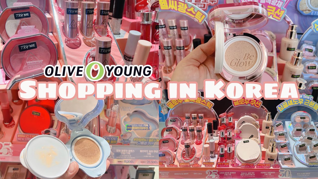 shopping in korea 🇰🇷 olive 🫒 young | makeup; etude&espoir's new release and more... 올영픽