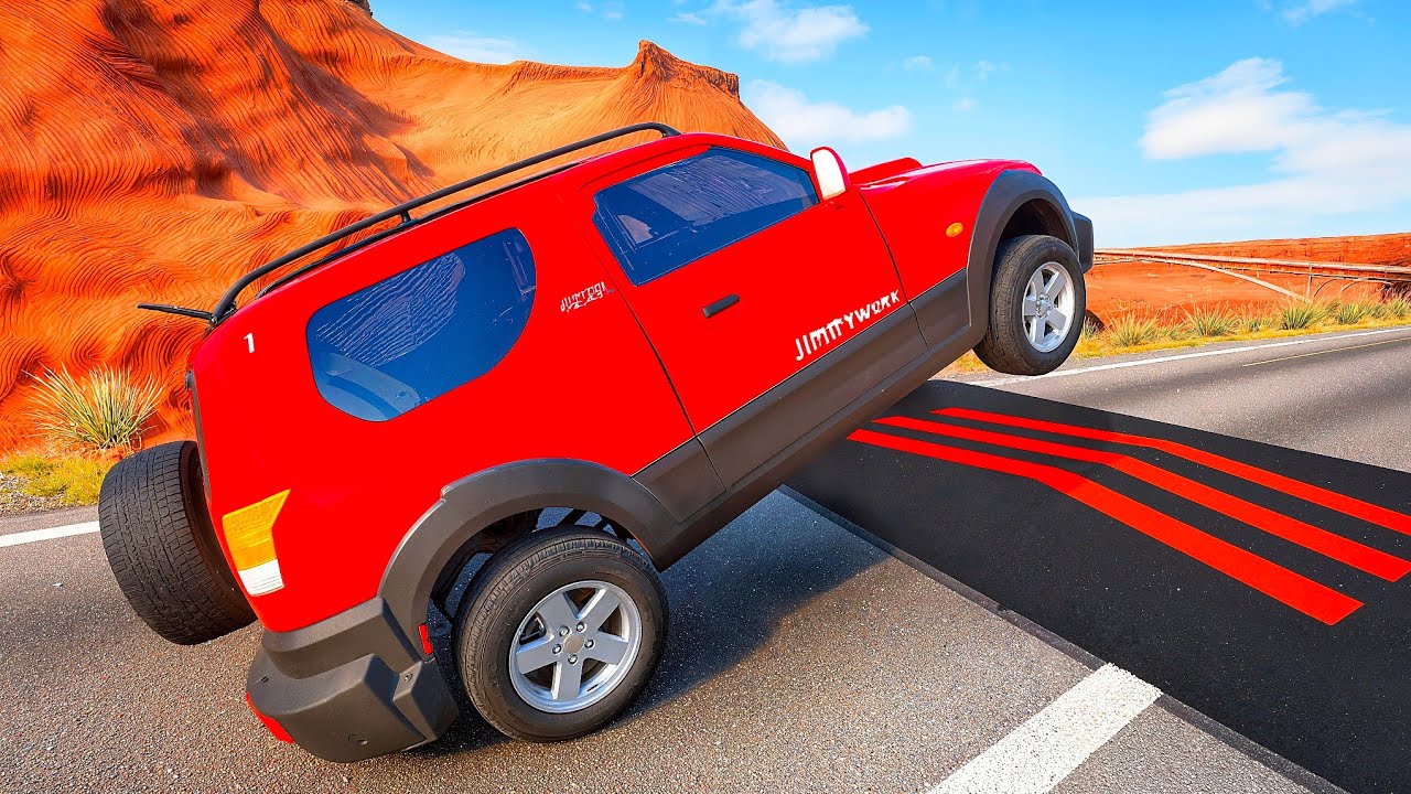 Instant 1330 MPH Blast: Which BeamNG Car Survives the Farthest?! #13