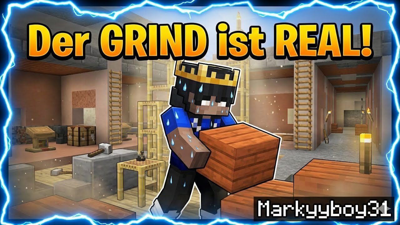 Kein Ende, bis das Hotel steht! 🛑 - Minecraft Mark Attack 7 LIVE GER (Portrait)