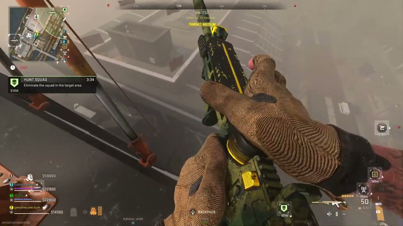 CoD DMZ Vondel - hunting teams at Castle and Cruise