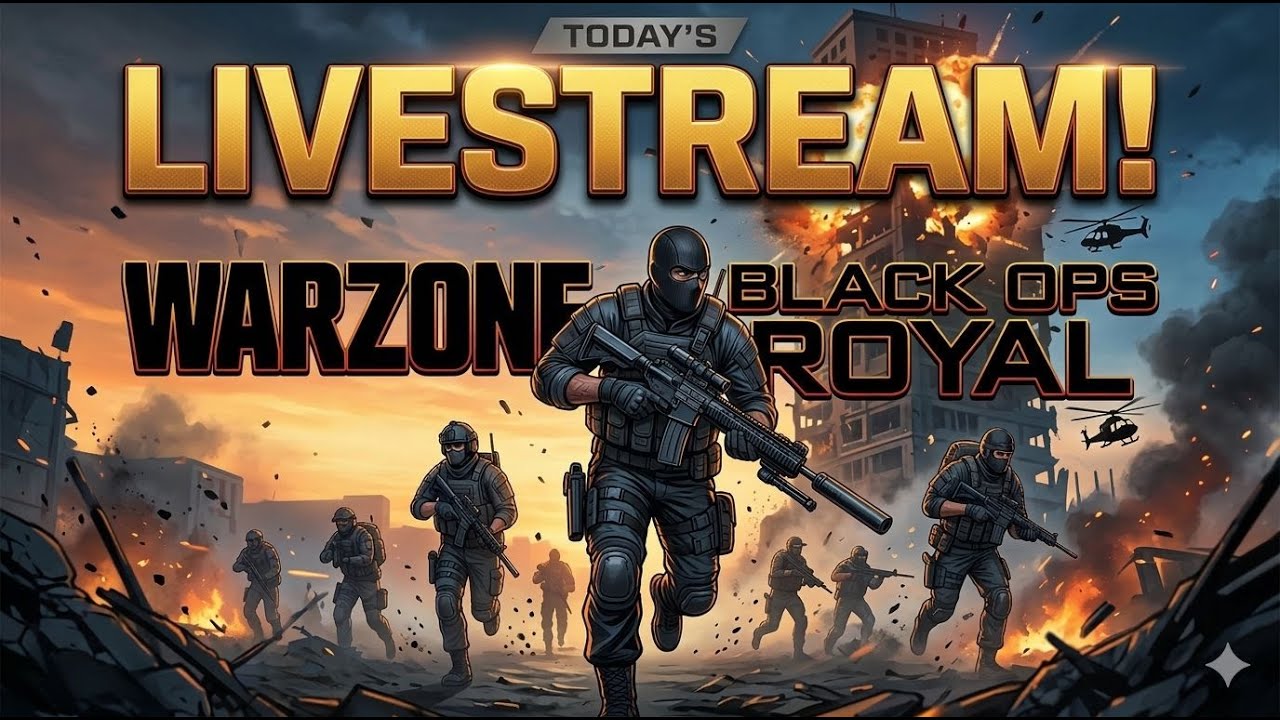 LIVE 🔴 Black Ops Royale Warzone and Battlefield™ REDSEC