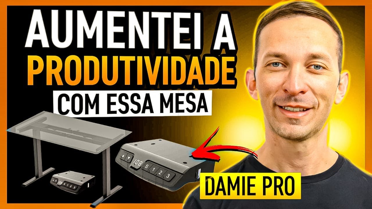 Aumentei 5x a Produtividade | Mesa com Regulagem de Altura (Damie PRO)