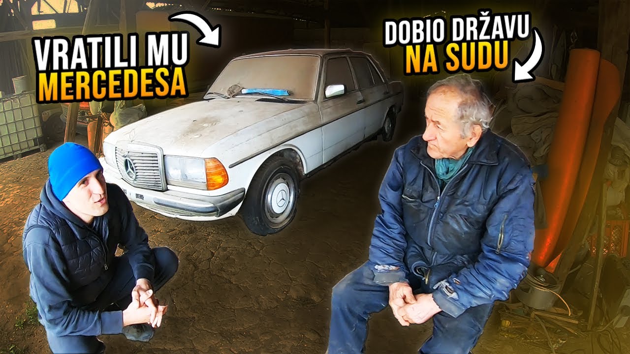 Oduzeli Mu Mercedes w123 300d Onda Je Dobio Policiju Na Sudu i Vratio Mercedesa Posle 6 Godina