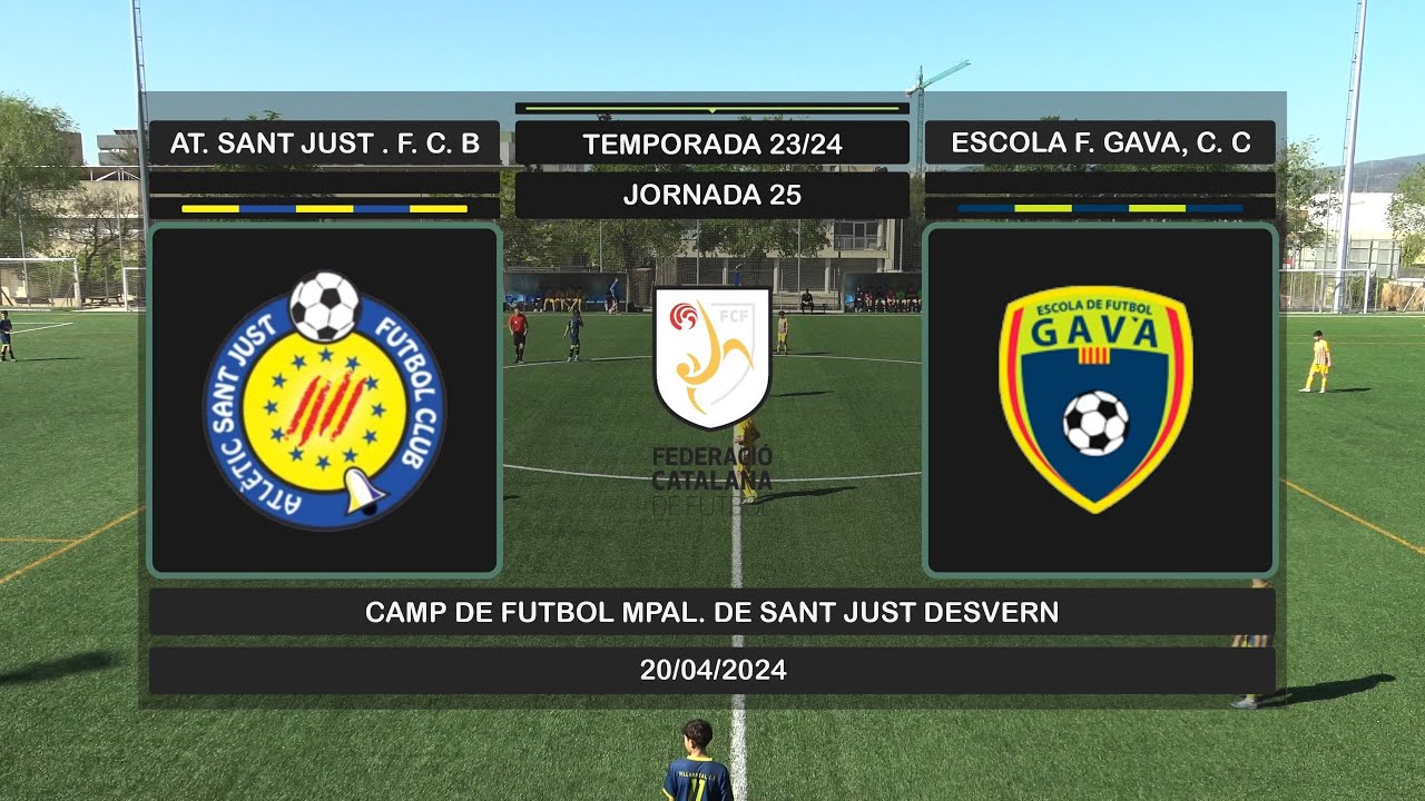 Jornada 25 (23/24) - ATLETIC SANT JUST . F. C. B - ESCOLA F. GAVA, C. C