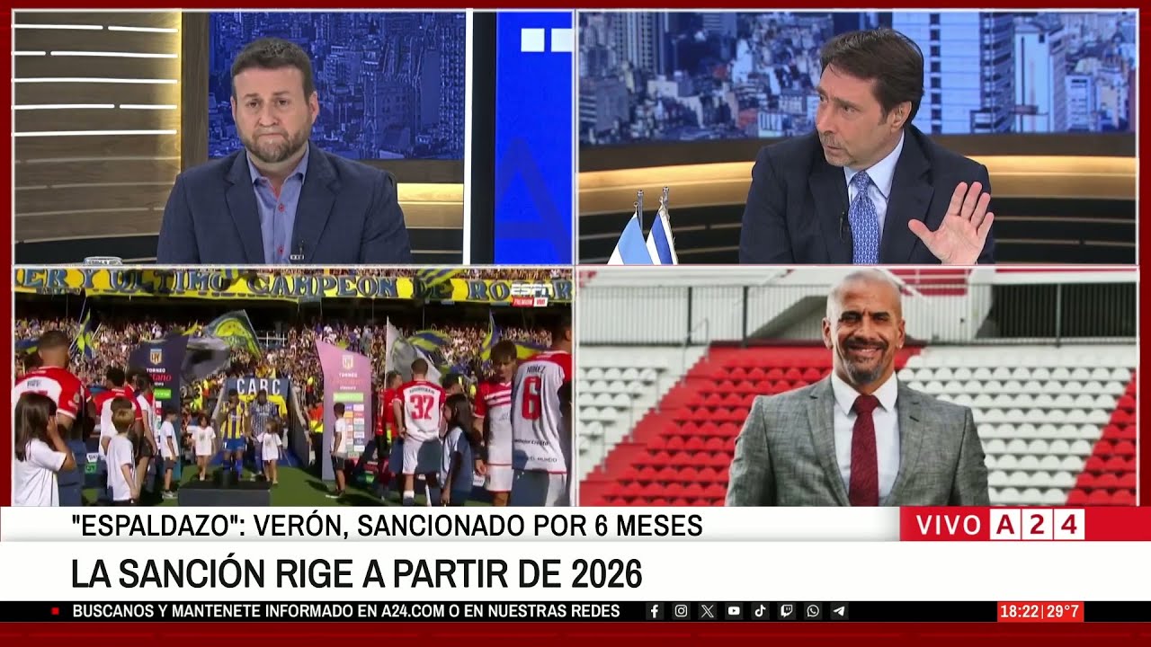 🚨&ldquo;ESPALDARAZO&rdquo;: DURA SANCI&Oacute;N PARA VER&Oacute;N, LOS JUGADORES Y EL CAPIT&Aacute;N DE ESTUDIANTES