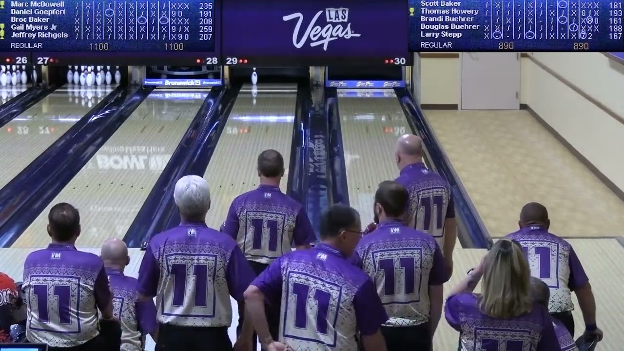 2022 USBC Open Championships team event for 11thFrame.com 1 & 2 (Jeff Richgels' teams)