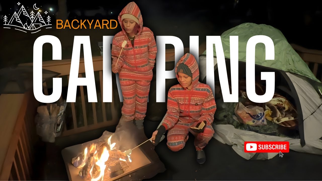 We Turned Our Deck Into a Camping Date Night 🏕️ | S’mores, Thai Cooking & Gossip