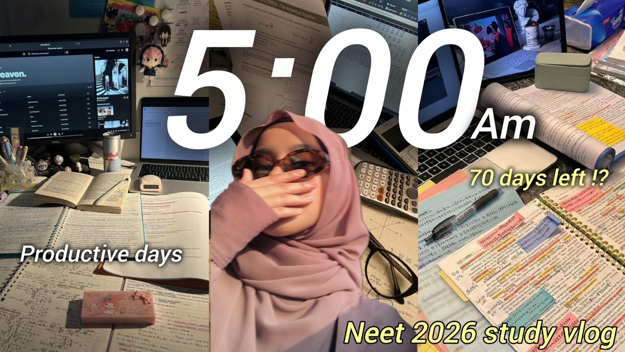 5 AM STUDY VLOG📚NEET 2026📈📝Study Routine|#neet2026 #trending #viral #fypシ #studyvlog