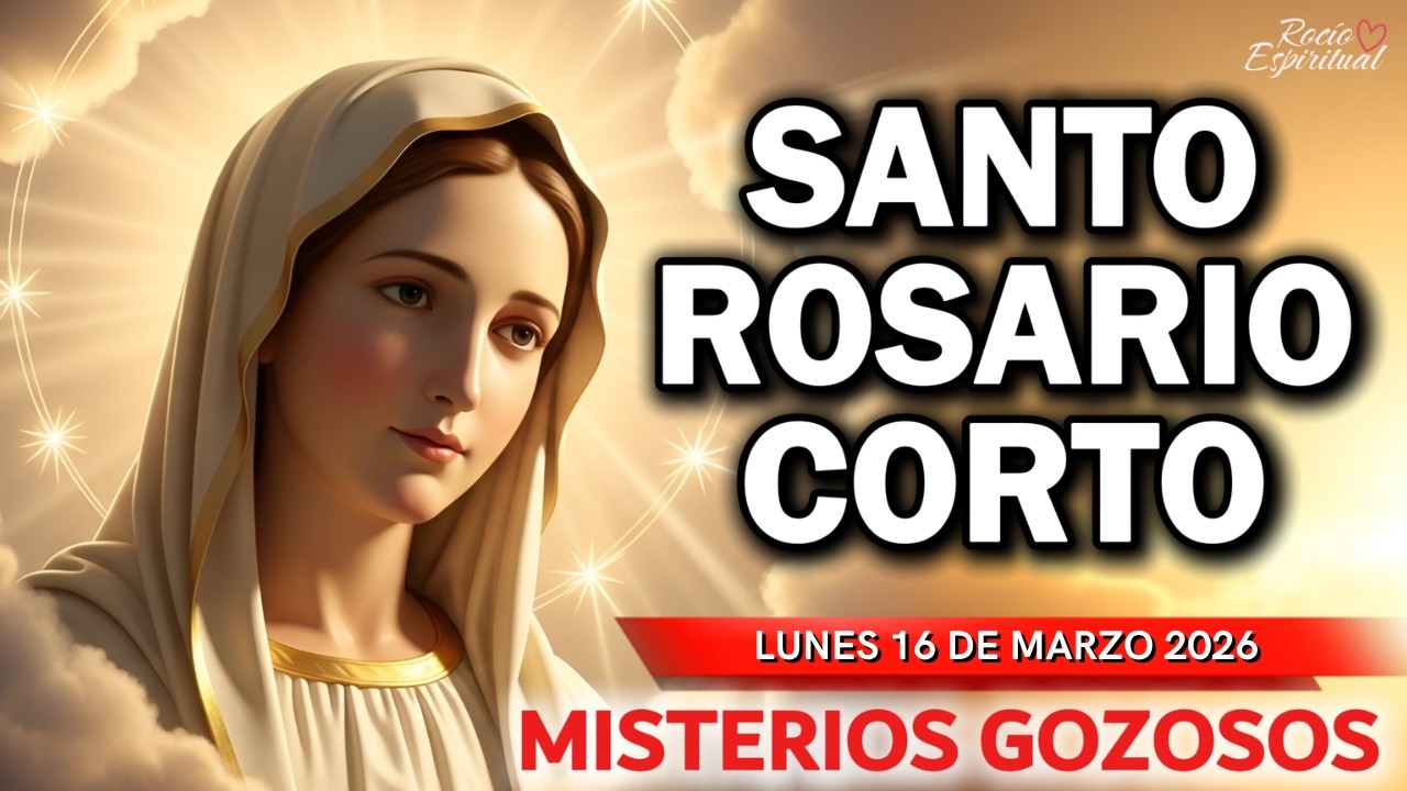 📿 Santo Rosario de Hoy 16 de Marzo | Misterios Gozosos | Virgen María