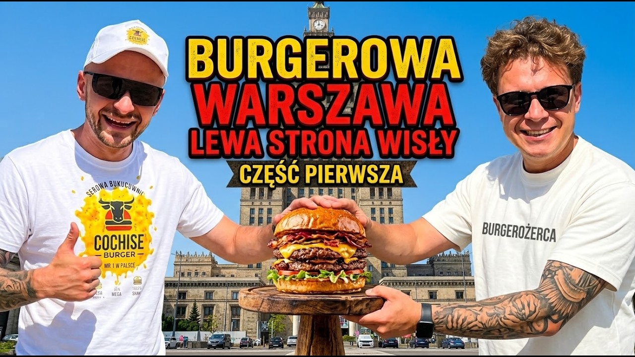 Najlepsza BURGEROWNIA w Warszawie🍔 CZĘŚĆ 1