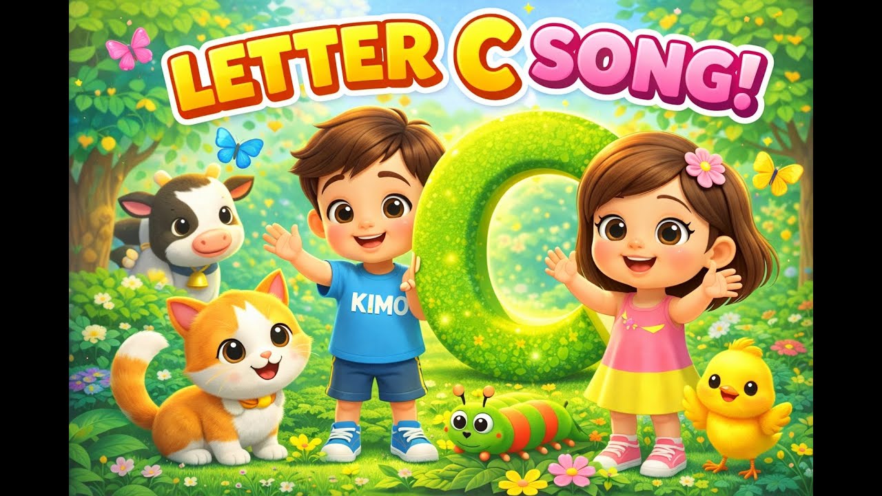 Letter C Song 🌿🐱 | Learn ABC with Kimi & Kimo | Alphabet Songs for Kids