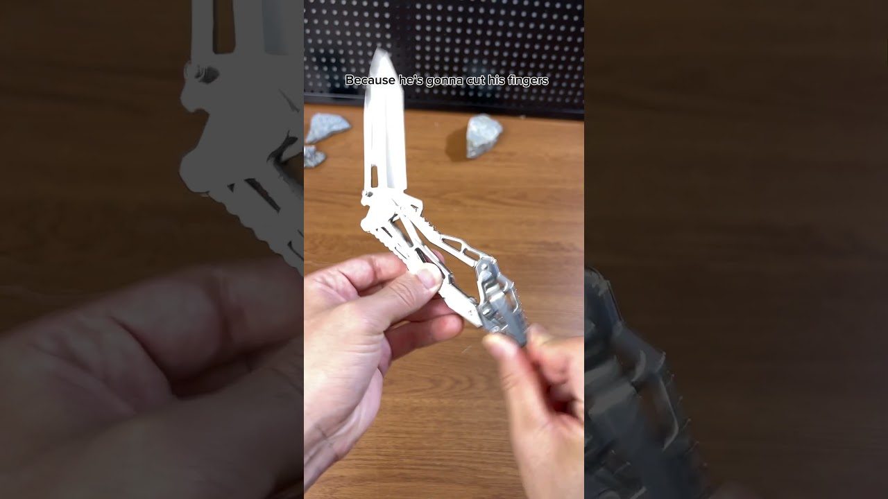 EDC satisfying fidget knife
