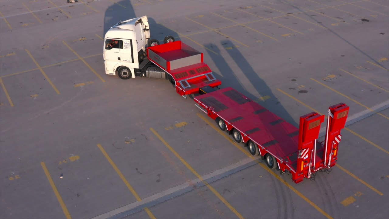 4 axle low-bed semi-trailer (extendable) by donat