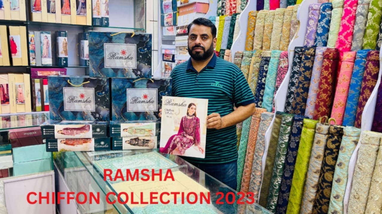 RAMSHA CHIFFON COLLECTION VOLUME 23 | UNSTICHTED CHIFFON COLLECTION | DESIGNER COLLECTION 2023