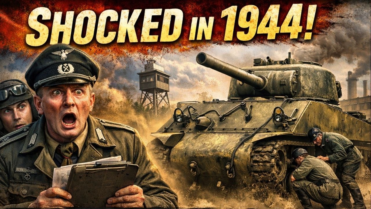 Shocked in (1944)— German Engineers Test a Captured Sherman and Rethink Reliability l WW2 Film 4K