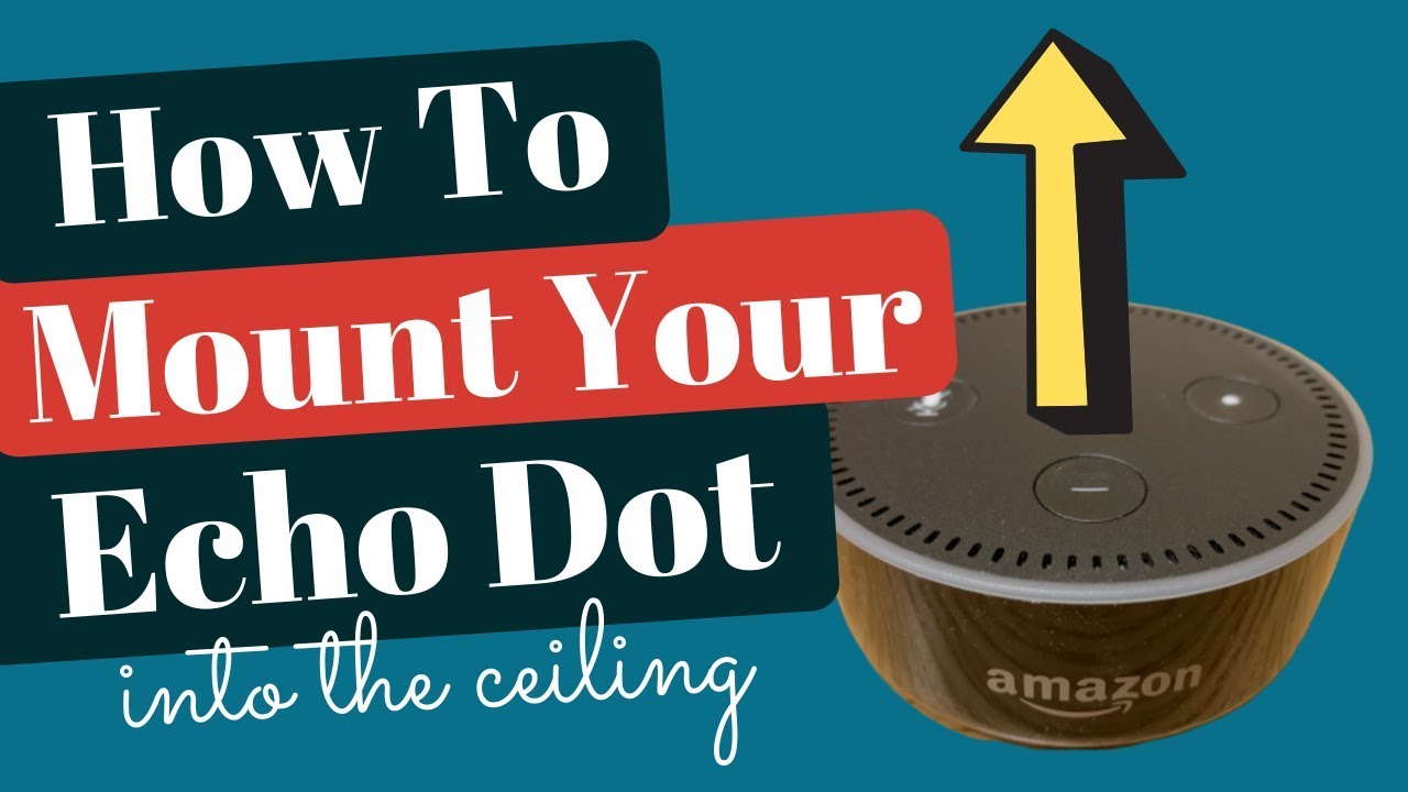 MOUNTgenie ceiling mount for Amazon Echo Dot